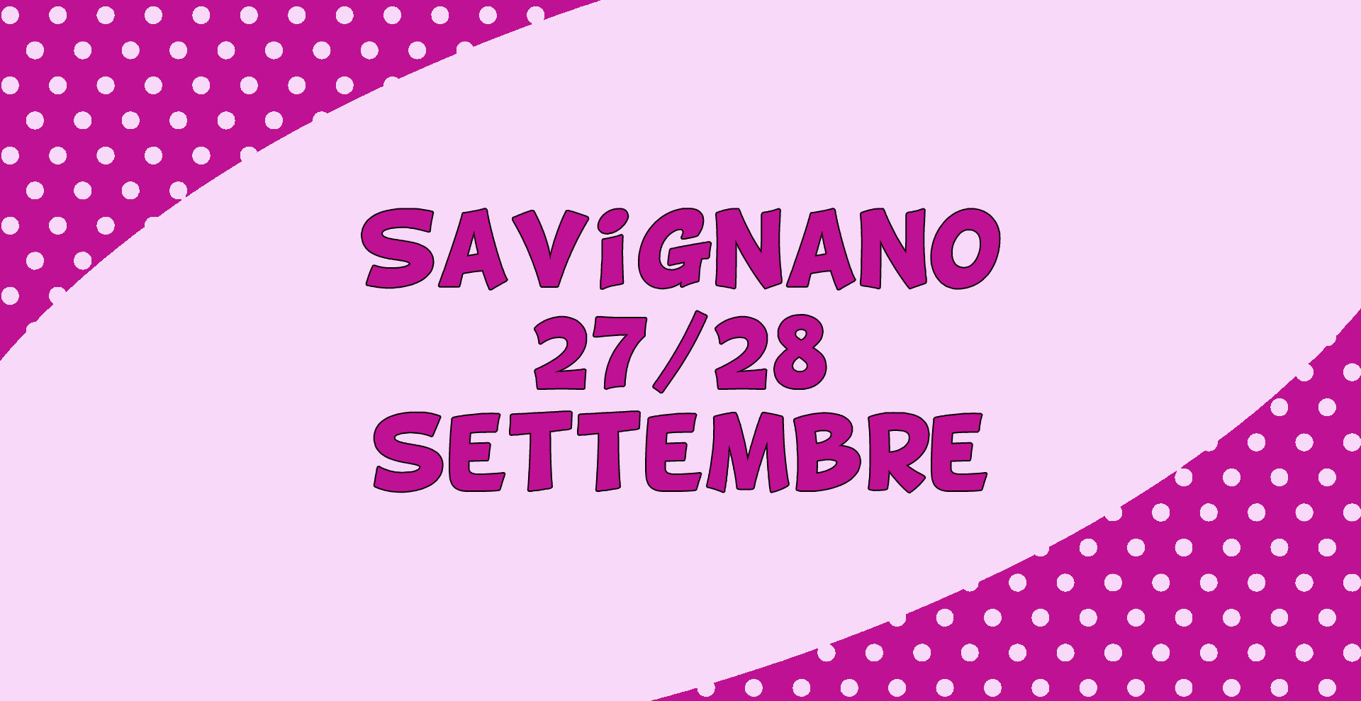 In partenza per Savignano! 27 e 28 settembre!